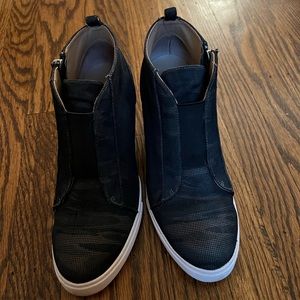 Paolo Camo Sneaker Boot/Wedge